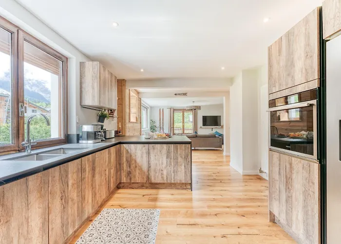 Sauna Bain Nordique Cinéma Vue Montange * Chamonix Mont Blanc