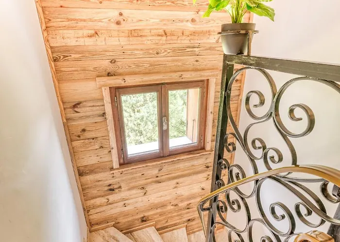 Sauna Bain Nordique Cinéma Vue Montange Chalet Chamonix Mont Blanc