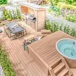 Sauna Bain Nordique Cinéma Vue Montange *